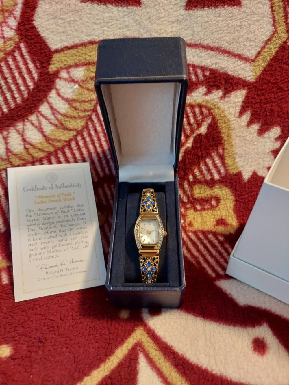 The Bradford Exchange  "Moments of Faith" Ladies Watch